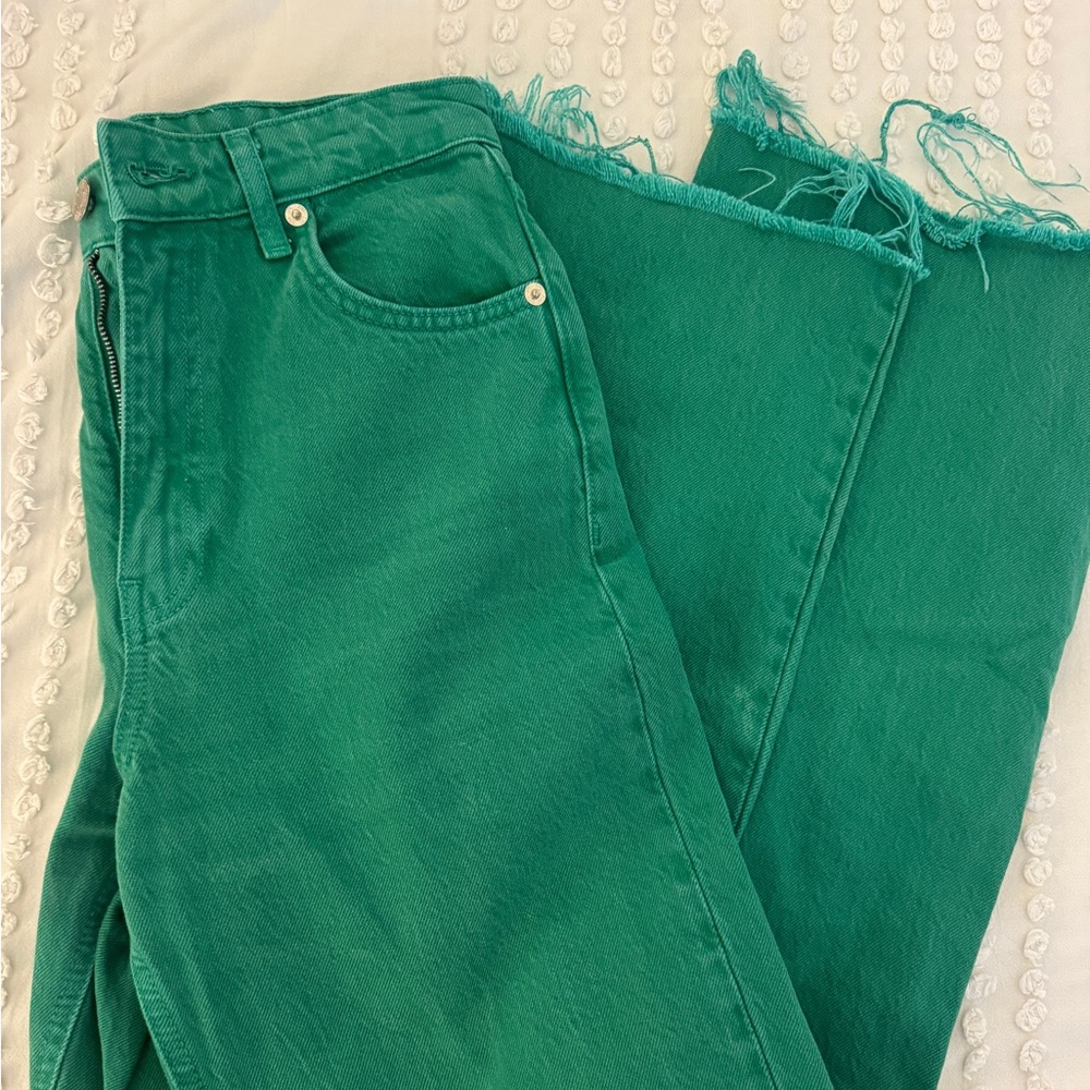 Zara Green Jeans